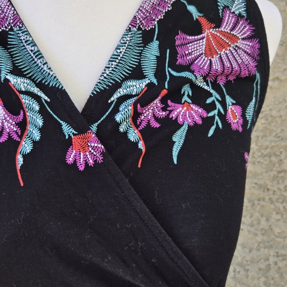 Lascana For Venus Embroidered Black Vacation Maxi Dress - Picture 4 of 10